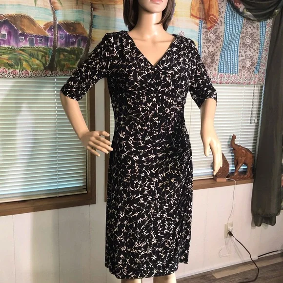 Lauren Ralph Lauren | Dresses | Ralph Lauren Surplice Jersey Dress |  Poshmark